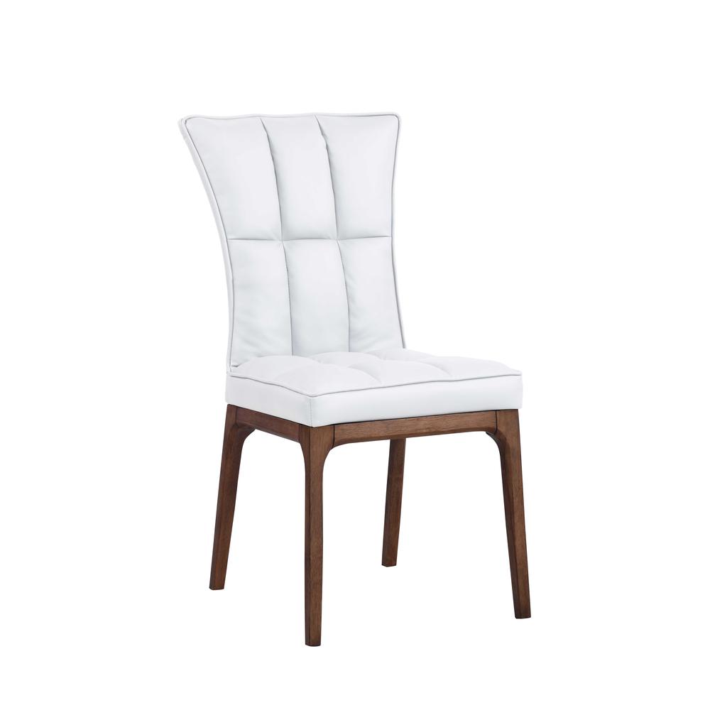 ChintalyModern Tufted Side Chair with Solid Wood Frame. Picture 1