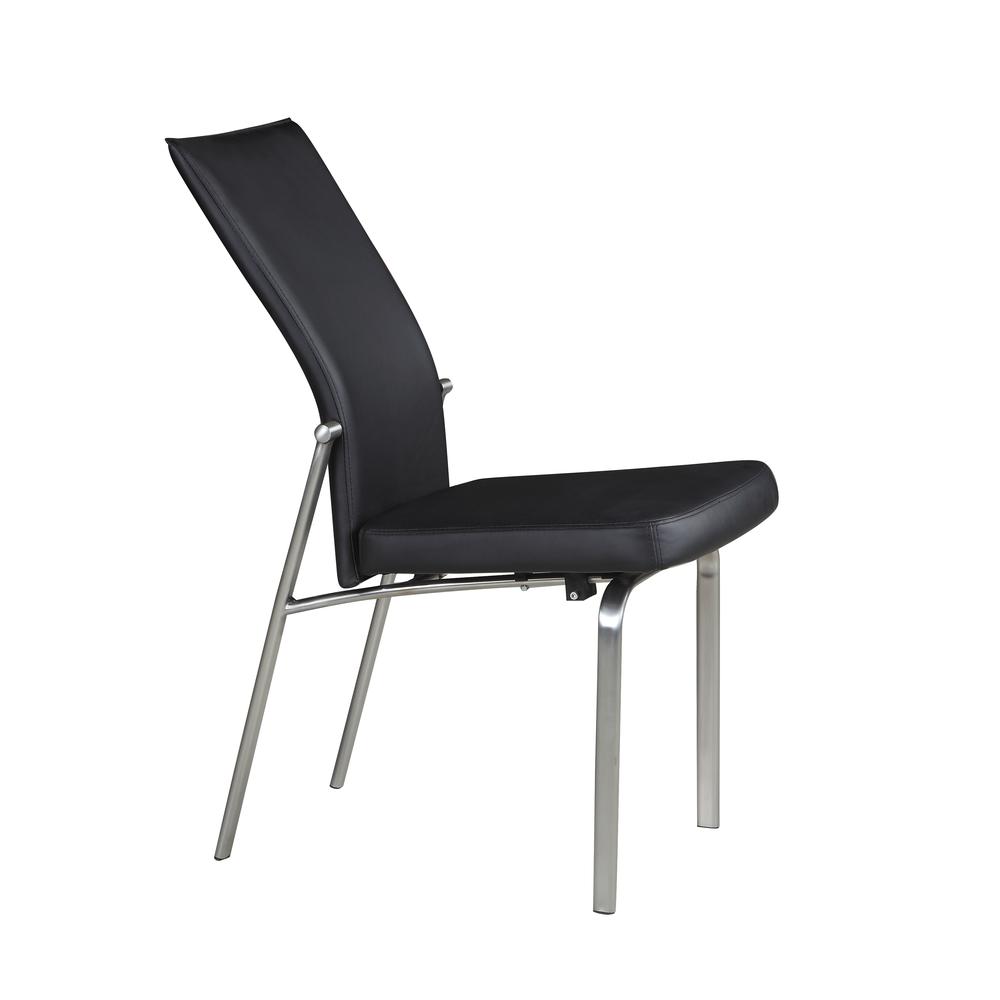 Motion Back Side Chair - Set Of 2, Black. Picture 6