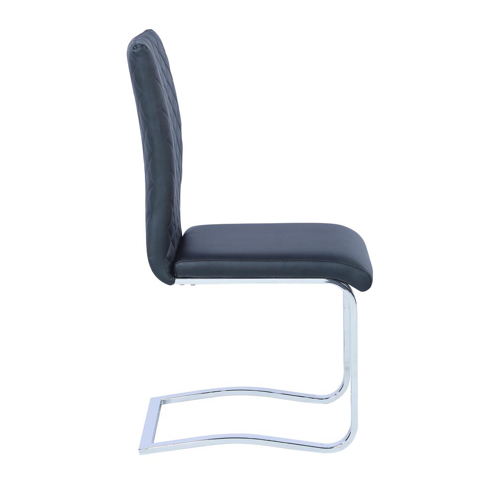 Contemporary Curved Back Side Chair w/ Cantilever Base - 4 per box. Picture 6