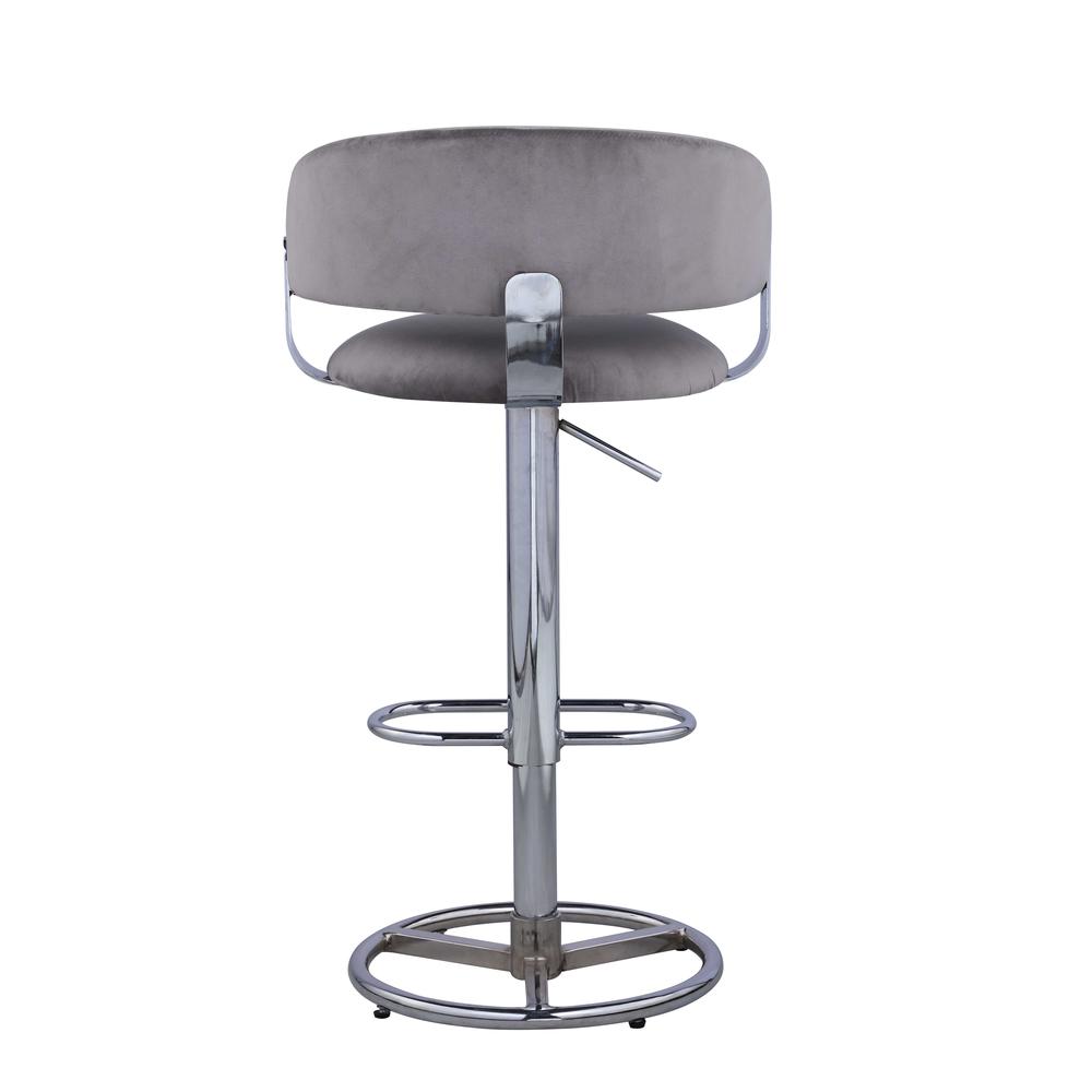 Contemporary Channel Back Height-Adjustable Stool. Picture 6