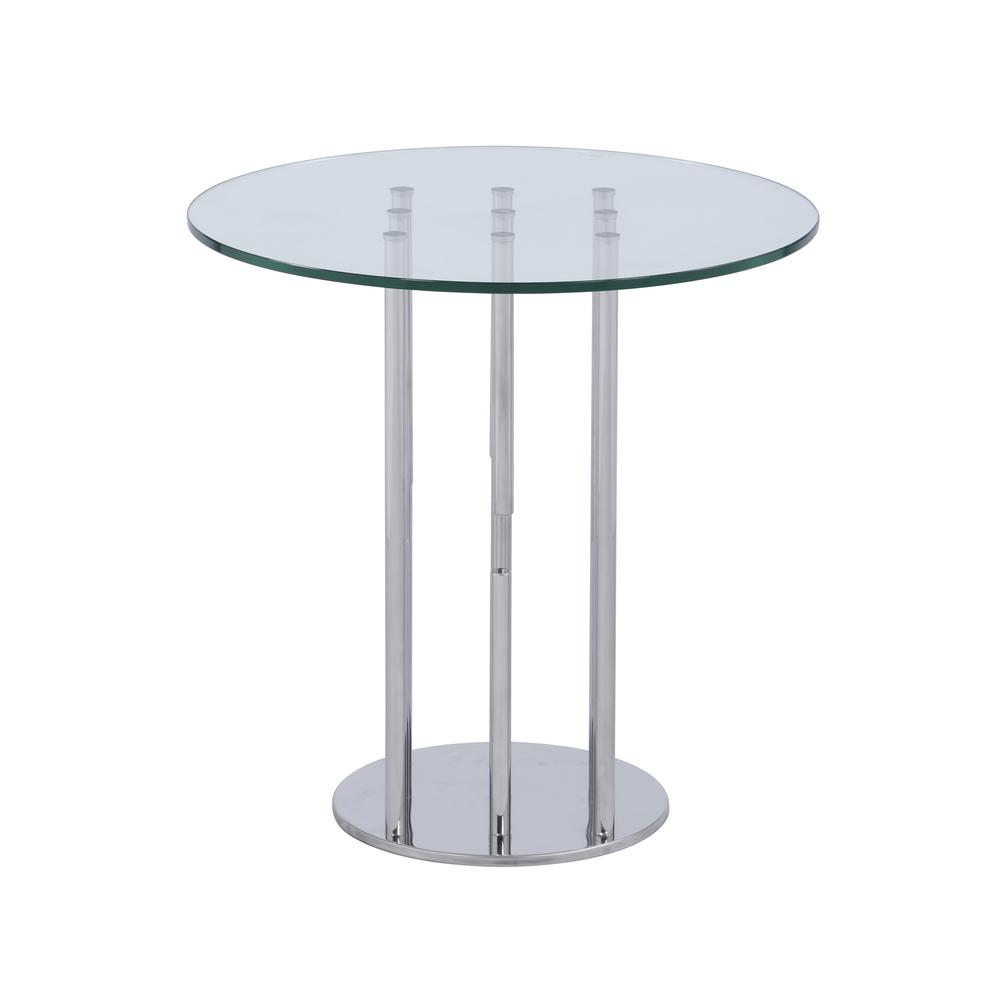 Contemporary Floating Pedestal Lamp Table. Picture 2