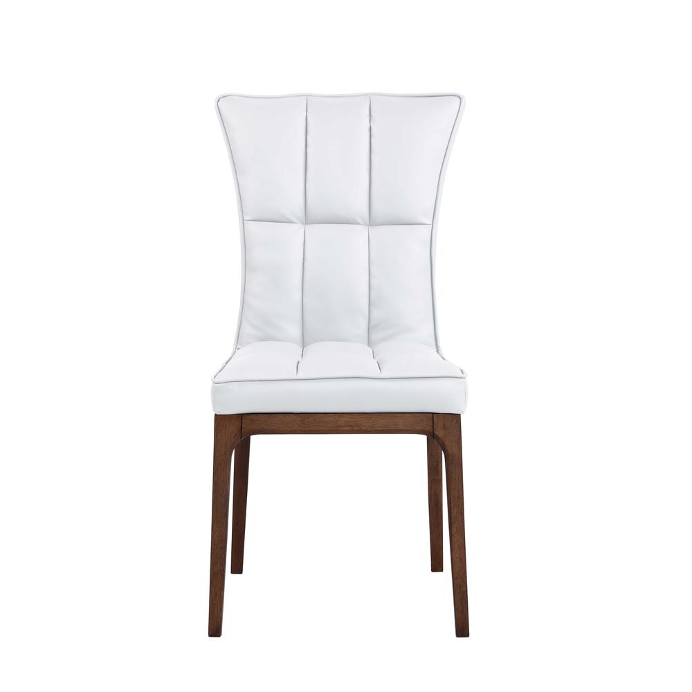 ChintalyModern Tufted Side Chair with Solid Wood Frame. Picture 3