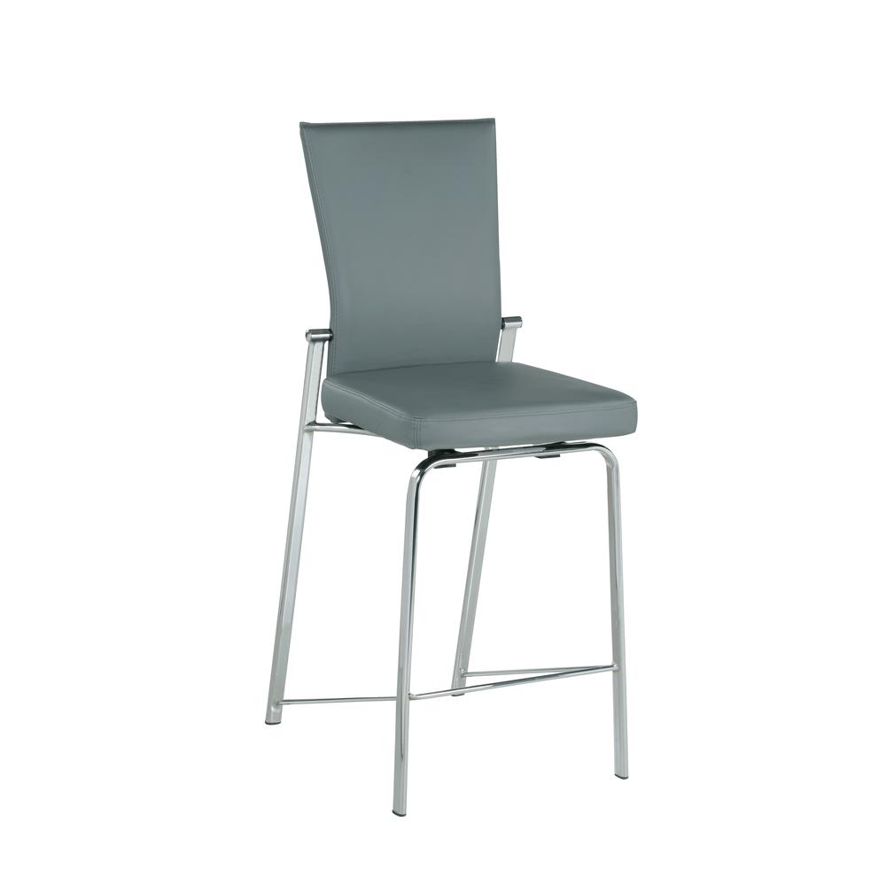 Contemporary Motion Back Bar Stool with Chrome Frame. Picture 1