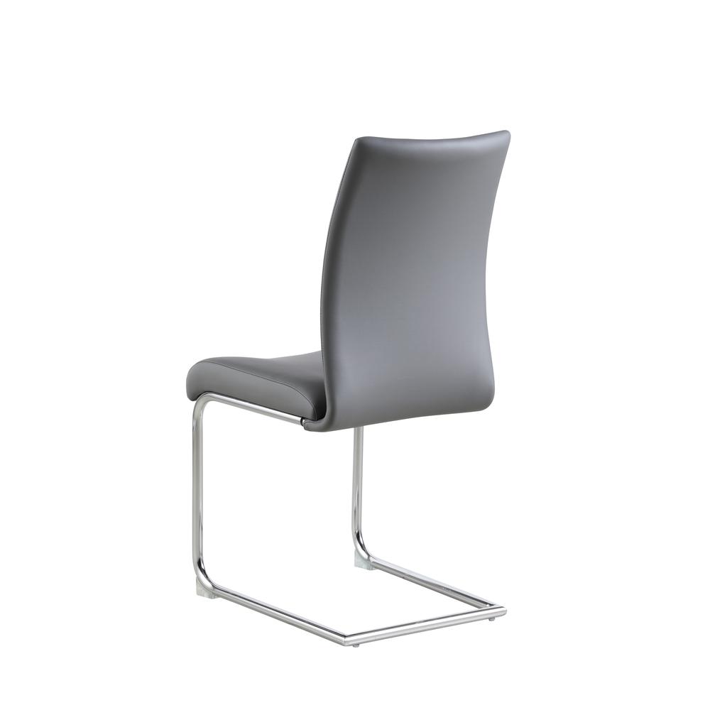 Modern Contour Back Cantilever Side Chair, JANE-SC-GRY. Picture 2
