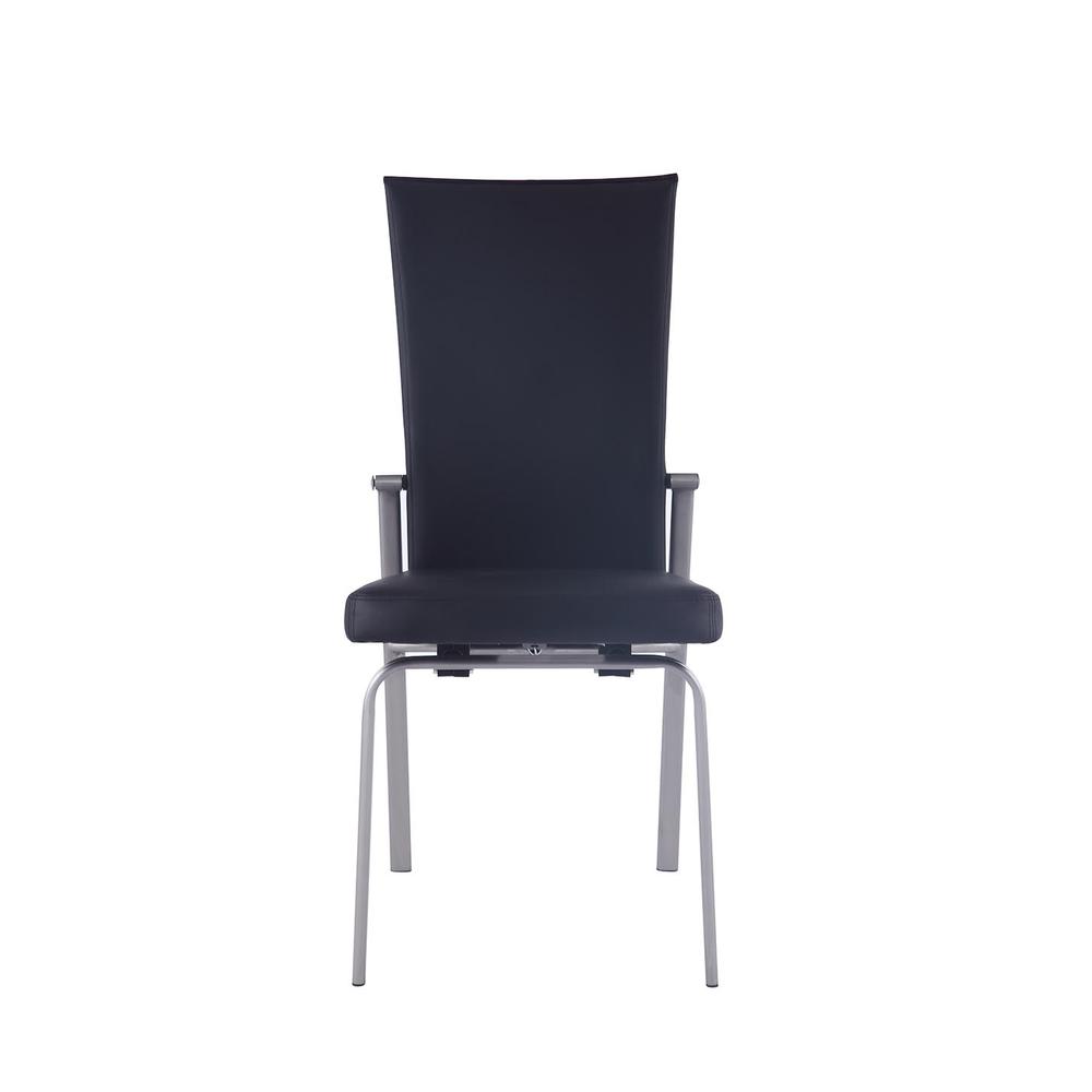 Motion Back Side Chair - Set Of 2, Black. Picture 8