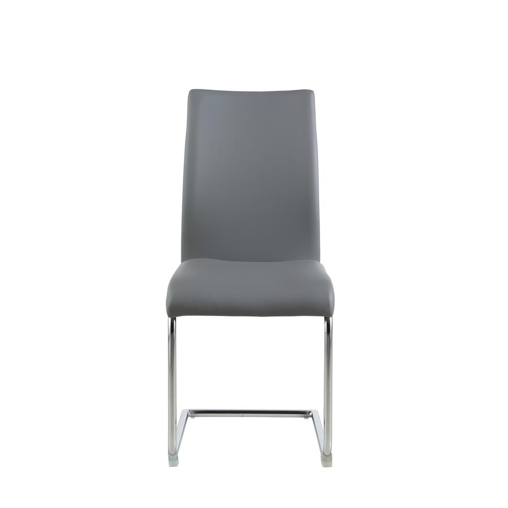 Modern Contour Back Cantilever Side Chair, JANE-SC-GRY. Picture 3