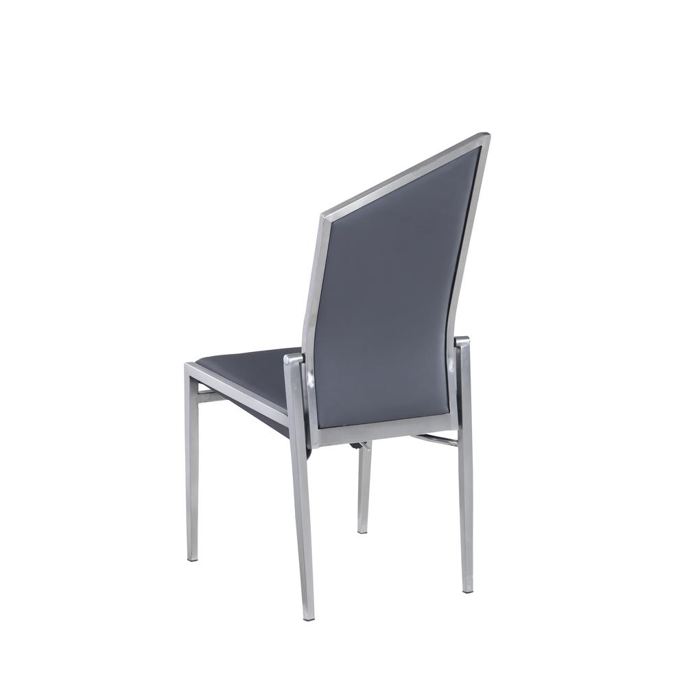 Motion Back Side Chair - Set Of 2, Gray. Picture 4