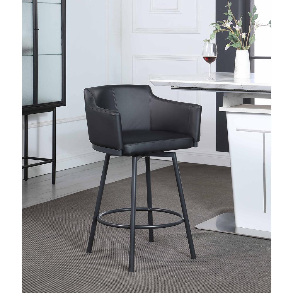Modern Club Counter Stool w/ Memory Swivel. The main picture.