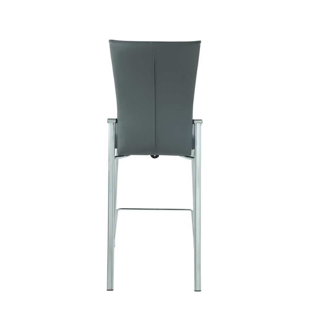 Contemporary Motion Back Bar Stool with Chrome Frame. Picture 5