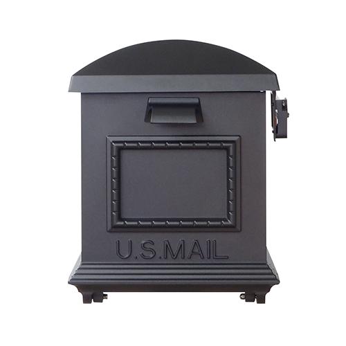 Traditional Curbside Mailbox with Baldwin front single mailbox mounting bracket. Picture 9