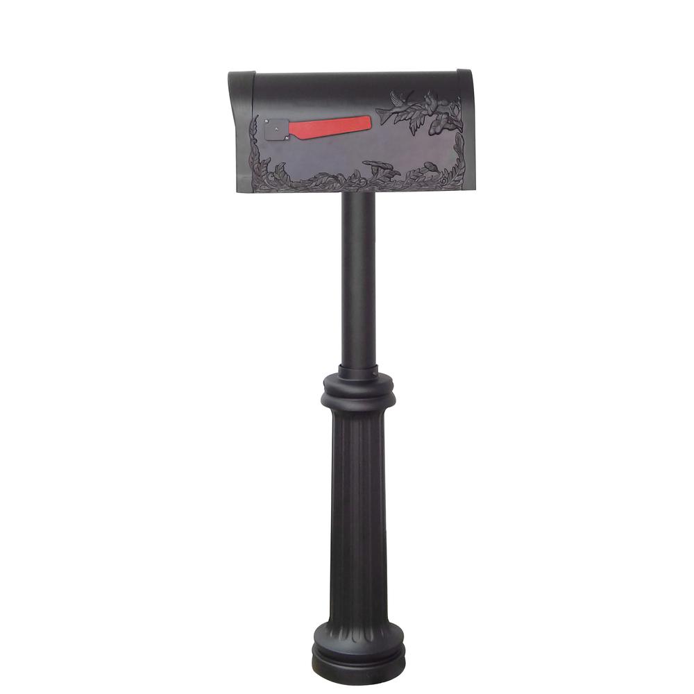 Hummingbird Curbside Mailbox with Locking Insert and Bradford Mailbox Post. Picture 5