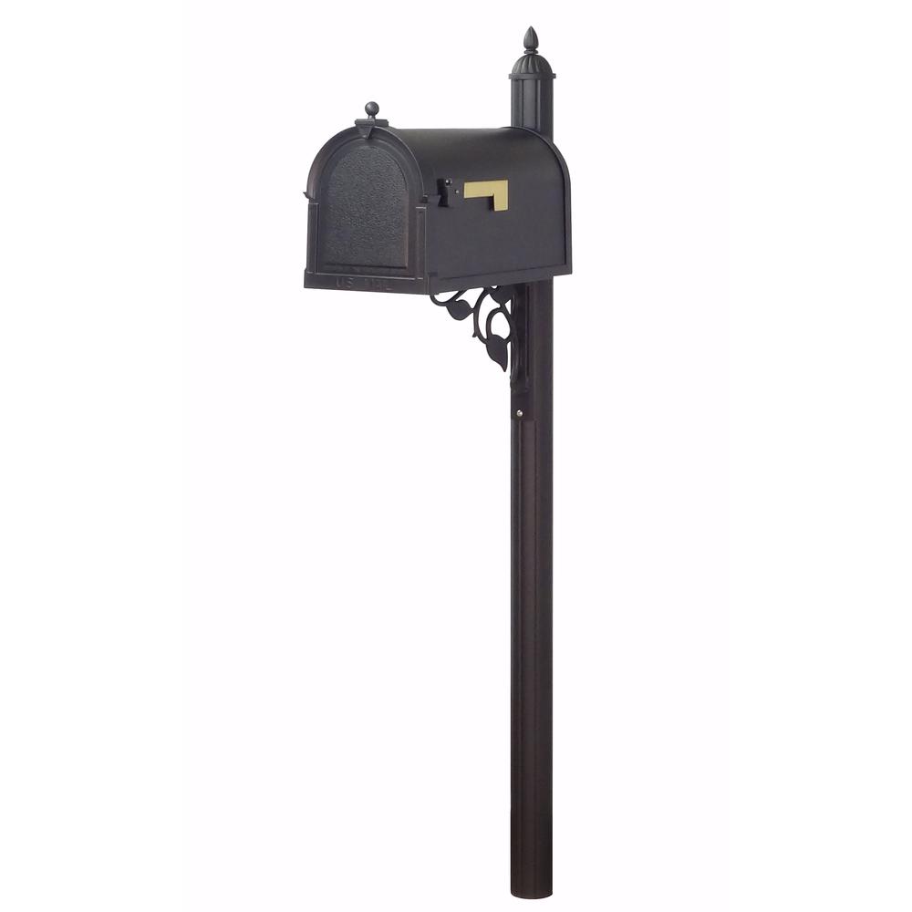 Berkshire Curbside Mailbox with Locking Insert and Albion Mailbox Post. Picture 2