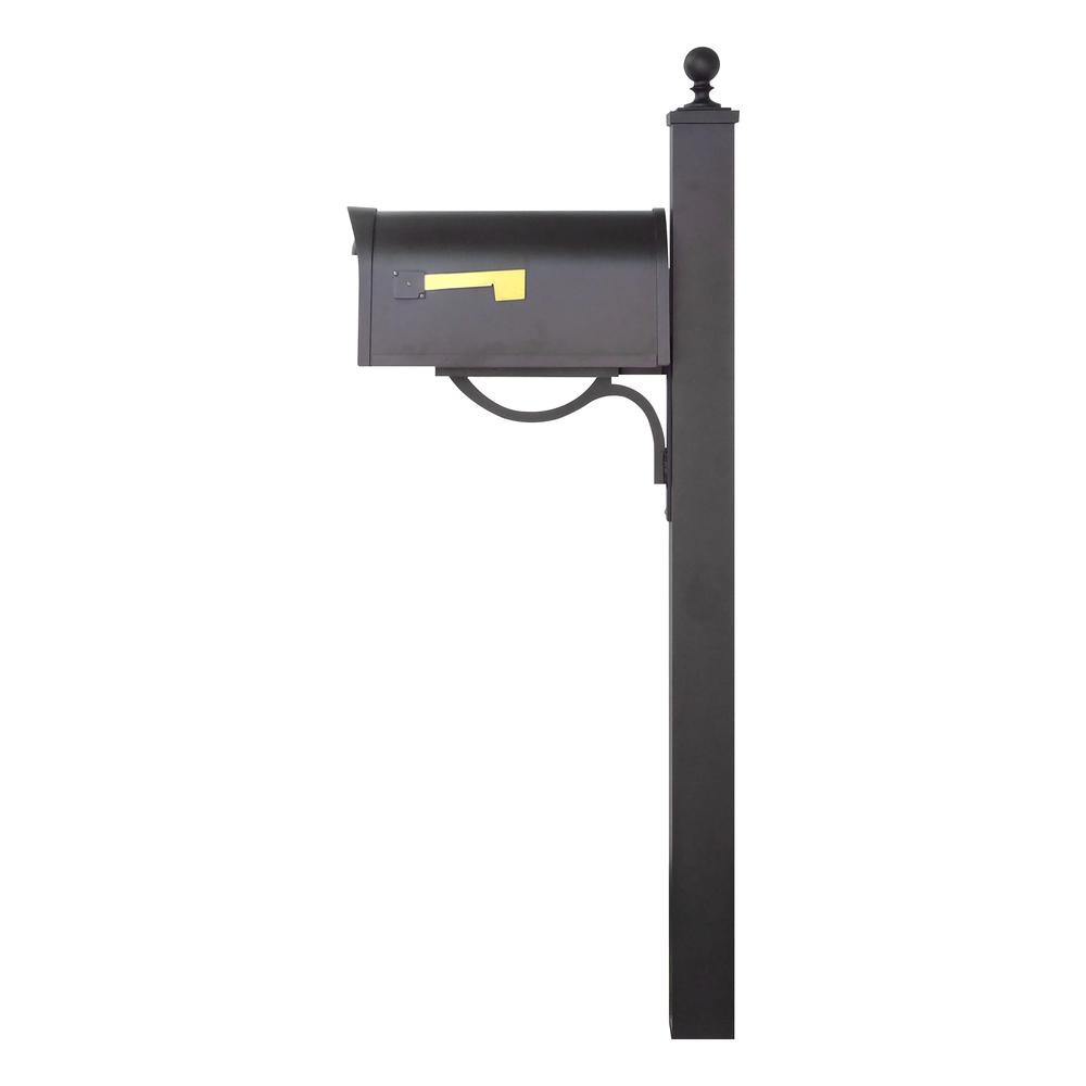 Classic Curbside Mailbox with Locking Insert and Springfield Mailbox Post. Picture 4