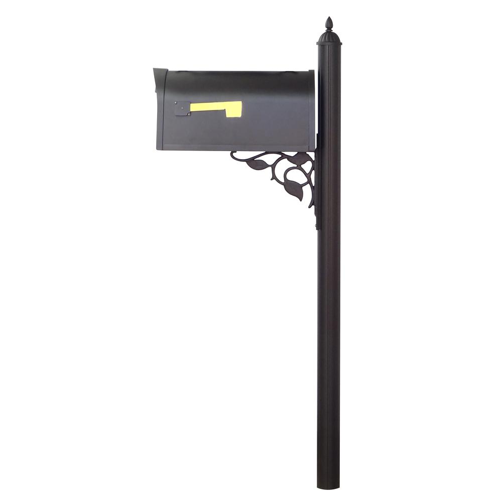 Classic Curbside Mailbox with Locking Insert and Albion Mailbox Post. Picture 4
