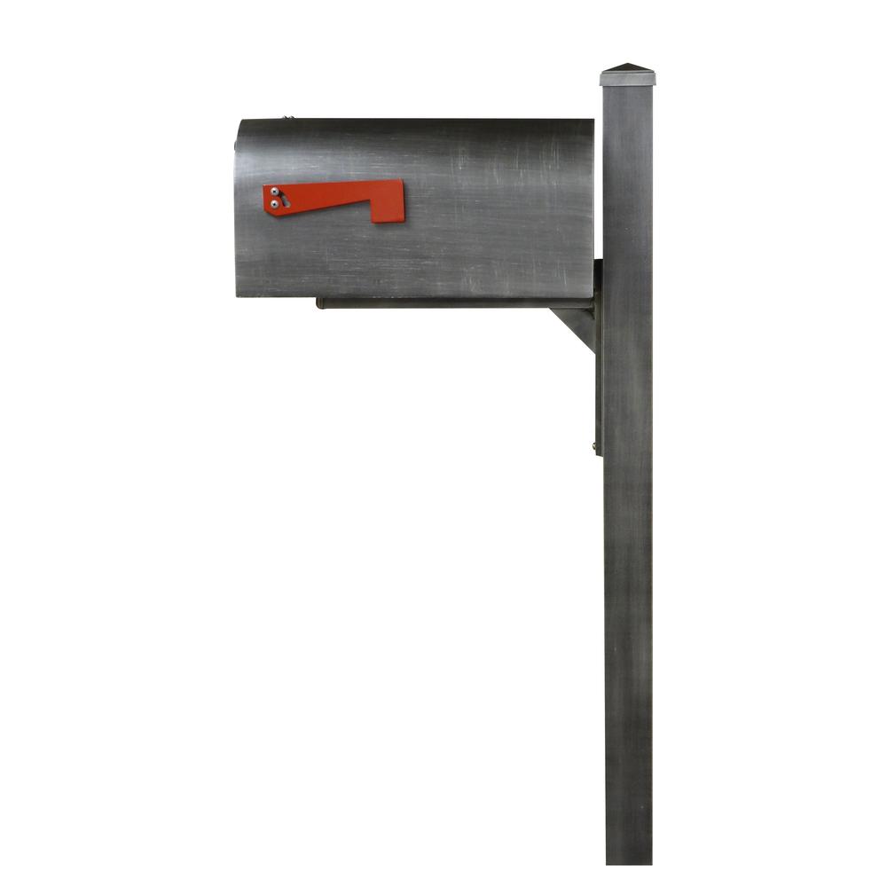 Titan Aluminum Curbside Mailbox and Wellington Mailbox Post. Picture 4