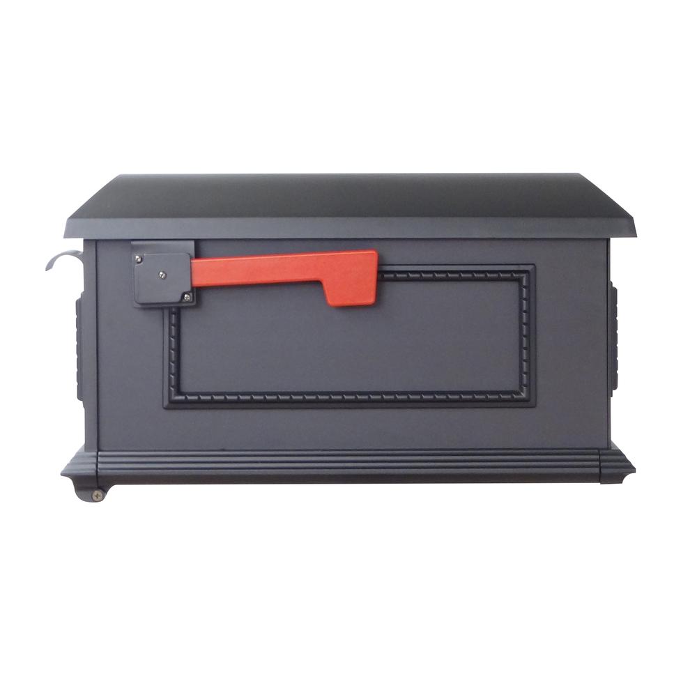 Traditional Curbside Mailbox and Ashland Decorative Aluminum Durable Post. Picture 7