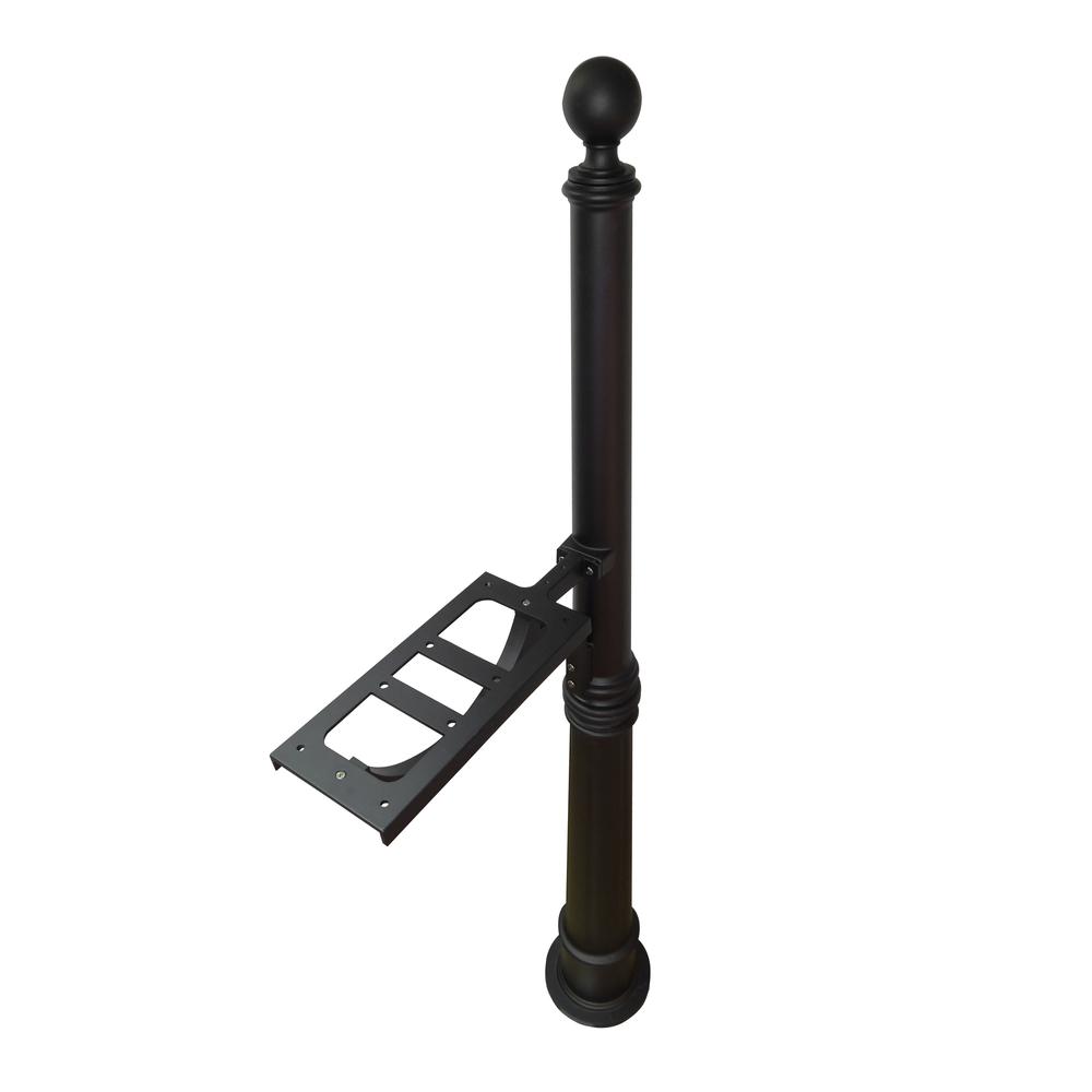 Traditional Curbside Mailbox and Ashland Decorative Aluminum Durable Post. Picture 10