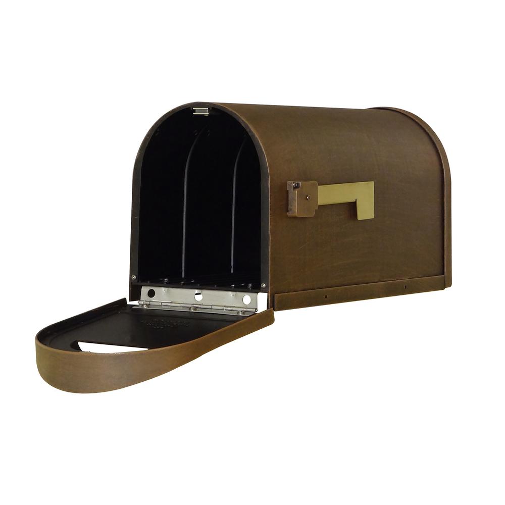 Classic Curbside Mailbox with Locking Insert and Ashland Mailbox Post. Picture 10