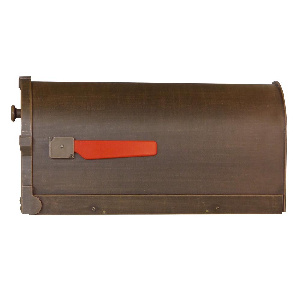 SCS-1014-CP Savannah Curbside Mailbox Decorative Aluminum Mailbox. Picture 5