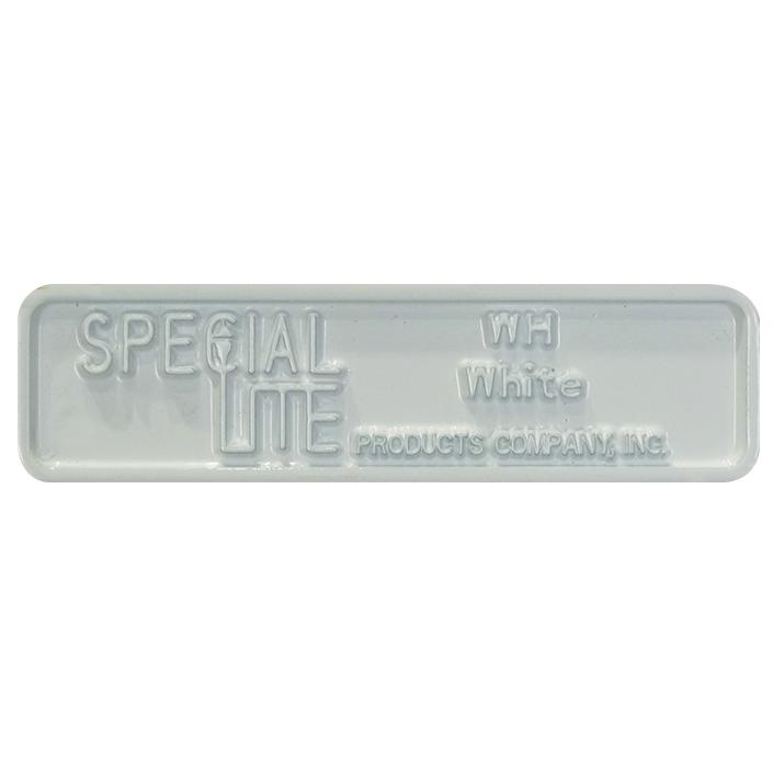 MP-407-WH  7' Fluted Aluminum Direct Burial Post. Picture 1