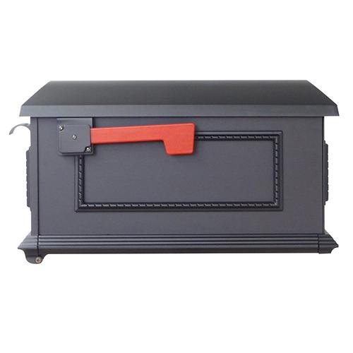 Traditional Curbside Mailbox with Sorrento front single mailbox mounting bracket. Picture 9