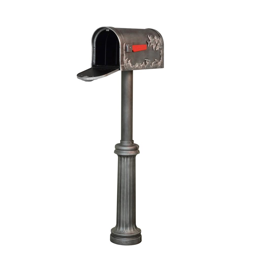 Hummingbird Curbside Mailbox and Bradford Direct Burial Top Mount Mailbox Post. Picture 4