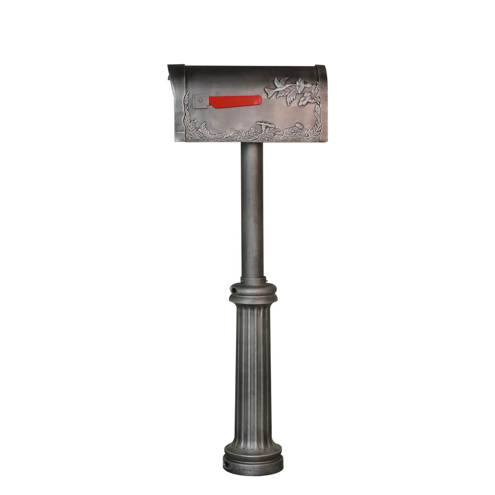 Hummingbird Curbside Mailbox and Bradford Direct Burial Top Mount Mailbox Post. Picture 5