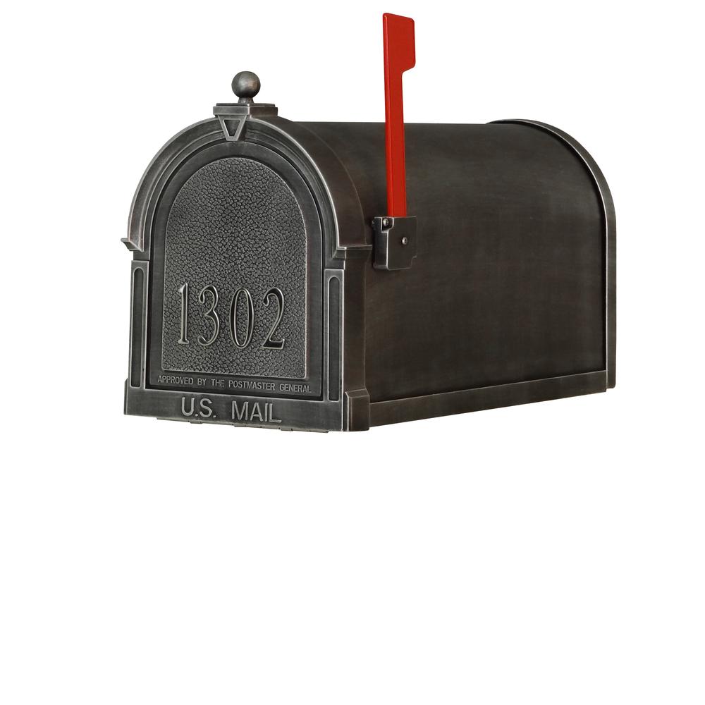 SCB-1015-FN-SW Berkshire Curbside Mailbox with Front Numbers. Picture 2
