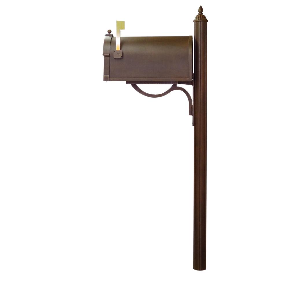 Berkshire Curbside Mailbox with Locking Insert and Richland Mailbox Post. Picture 5