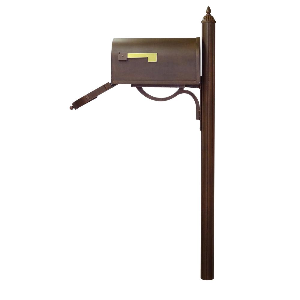 Berkshire Curbside Mailbox with Locking Insert and Richland Mailbox Post. Picture 6