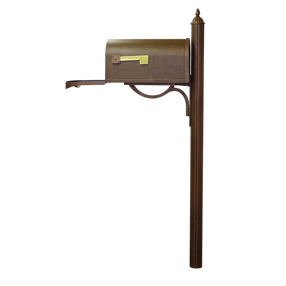 Classic Curbside Mailbox with Locking Insert and Richland Mailbox Post. Picture 7
