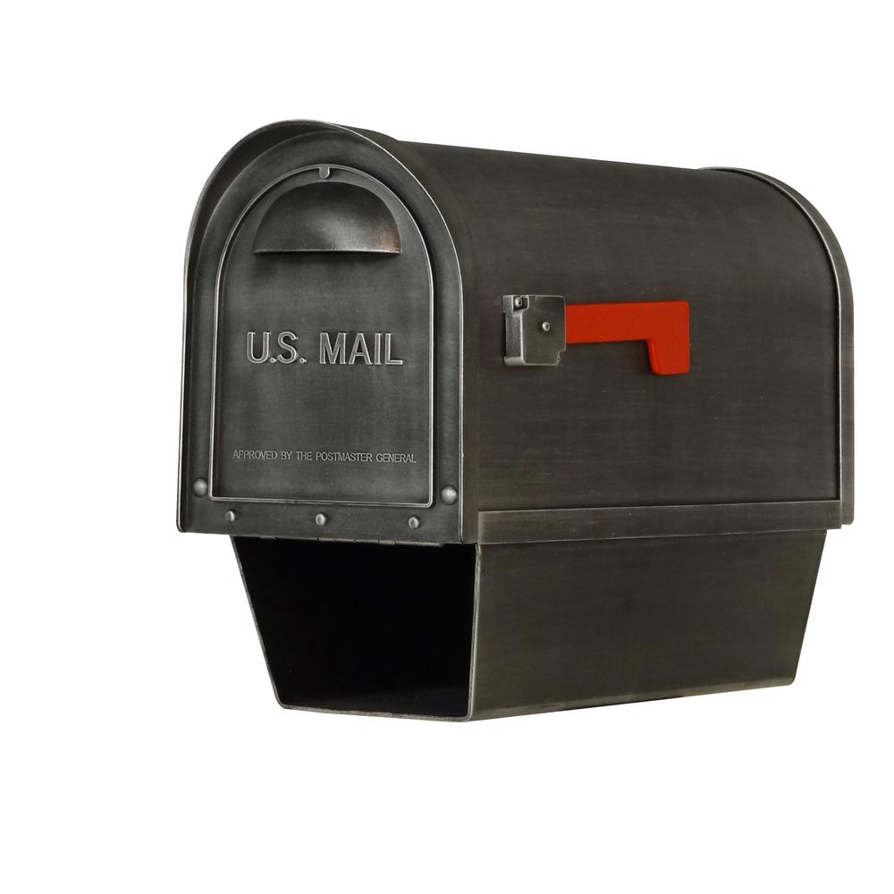 SCC-2008-SW Classic Curbside Mailbox with Paper Tube. Picture 1