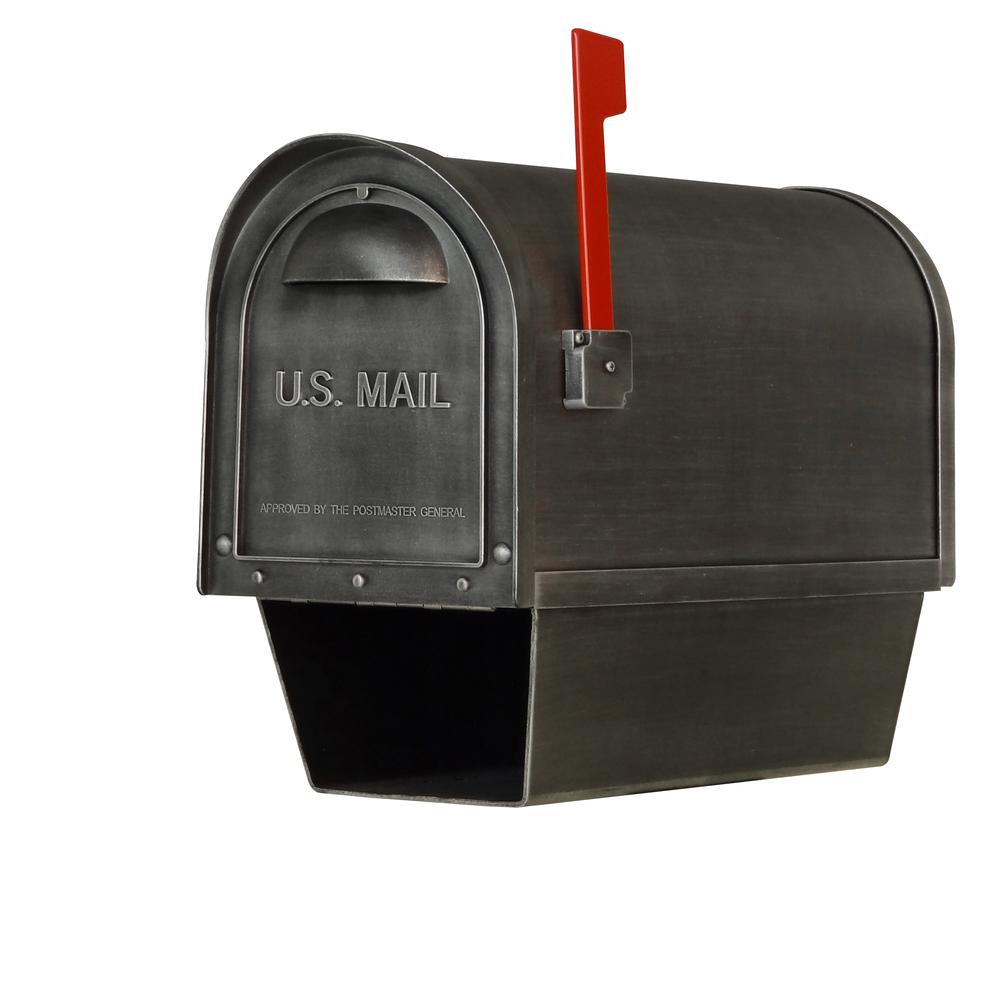 SCC-2008-SW Classic Curbside Mailbox with Paper Tube. Picture 2
