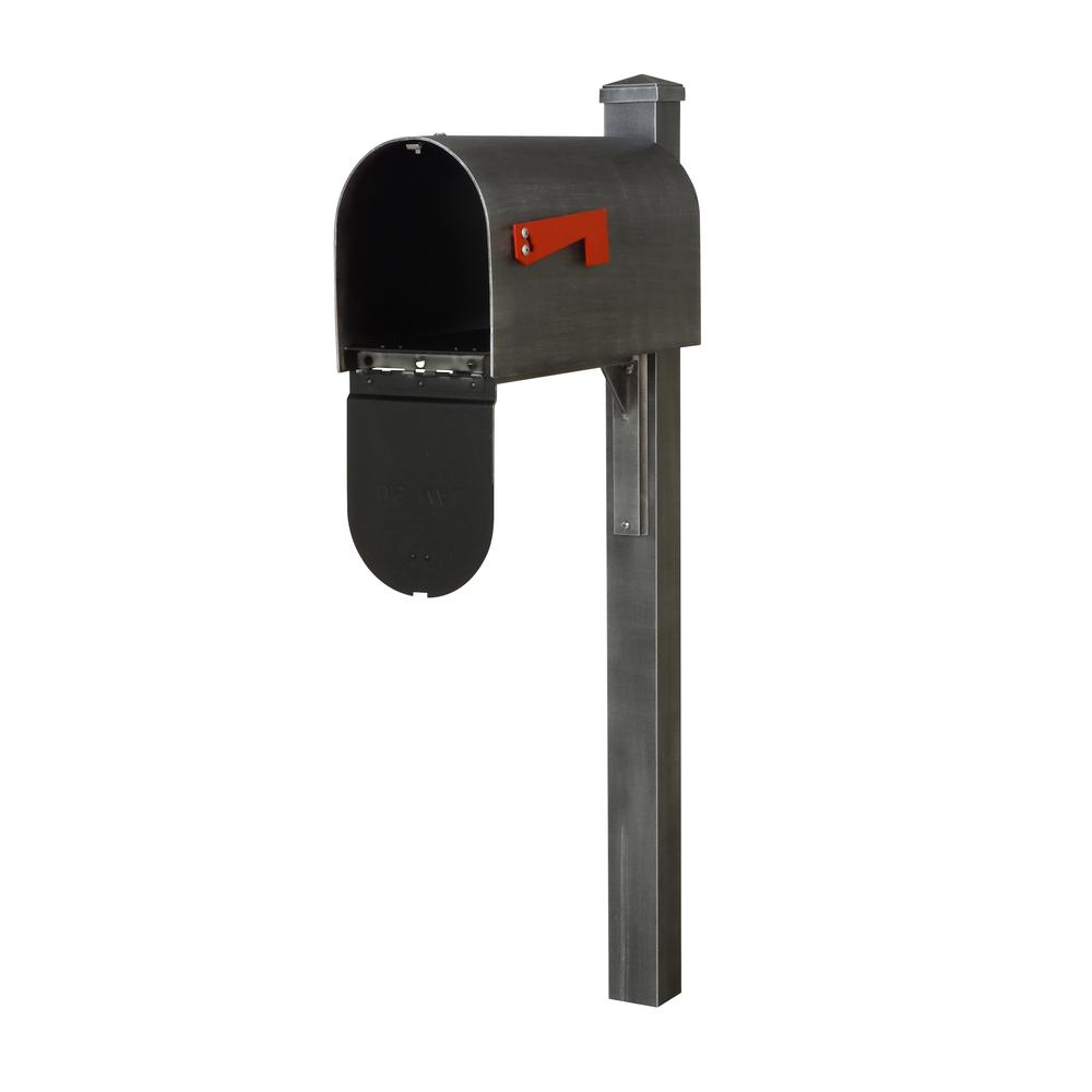 Titan Steel Curbside Mailbox and Wellington Mailbox Post. Picture 3