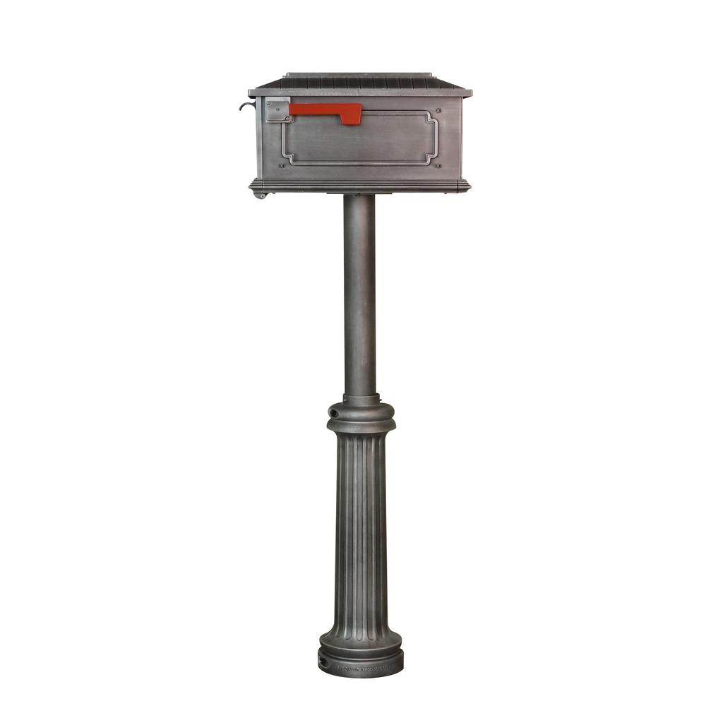 Kingston Curbside Mailbox and Bradford Direct Burial Top Mount Mailbox Post. Picture 4