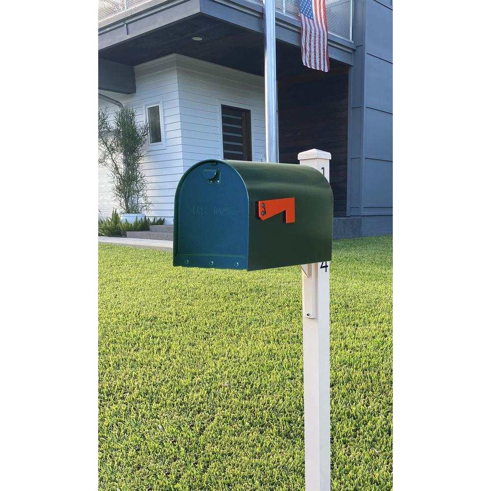 Mid Modern Rigby Curbside Mailbox and Post. Picture 5