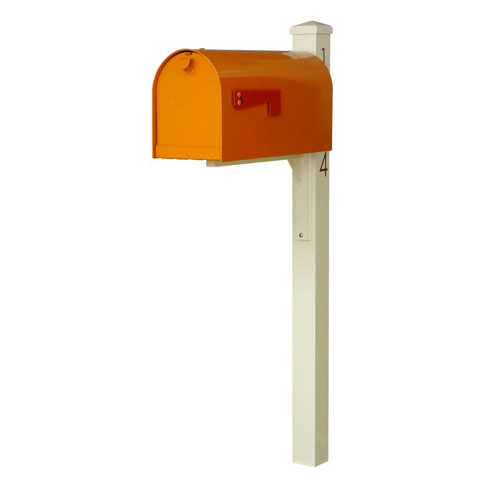 Mid Modern Rigby Curbside Mailbox and Post. Picture 1