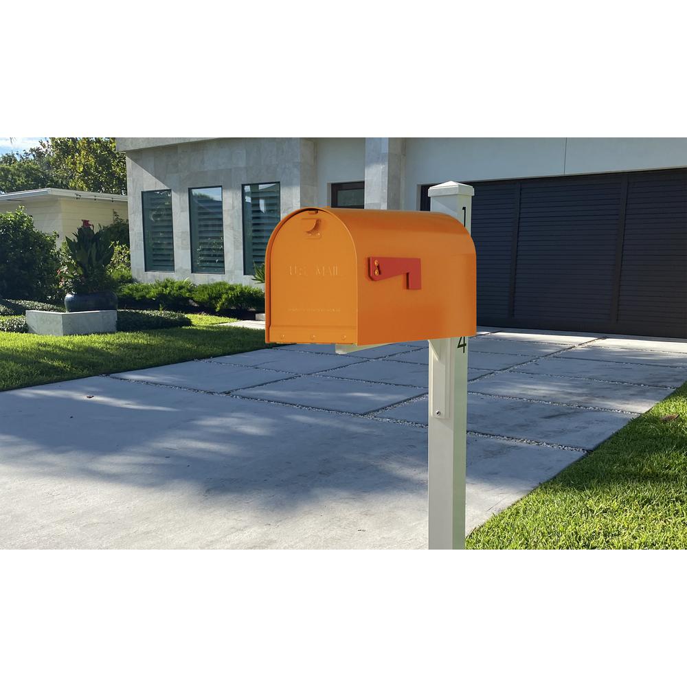 Mid Modern Rigby Curbside Mailbox and Post. Picture 5
