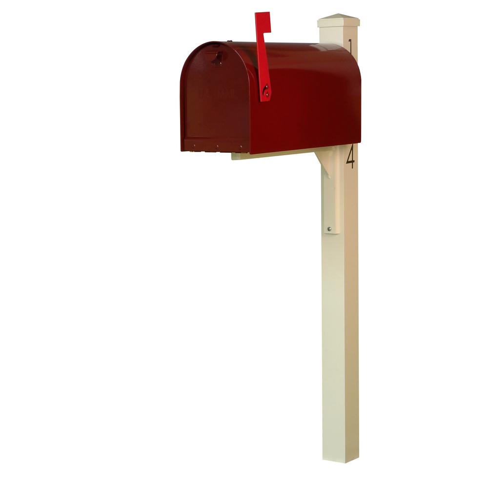 Mid Modern Rigby Curbside Mailbox and Post. Picture 2