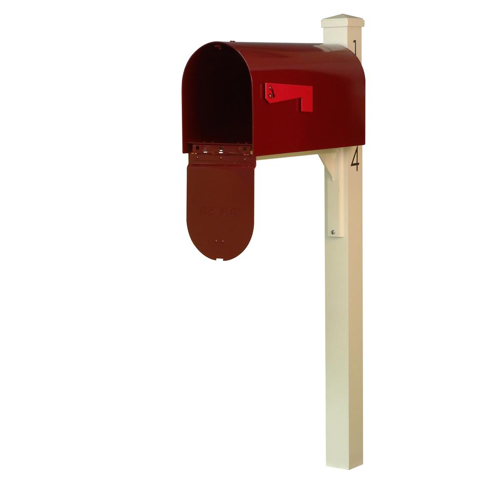 Mid Modern Rigby Curbside Mailbox and Post. Picture 3