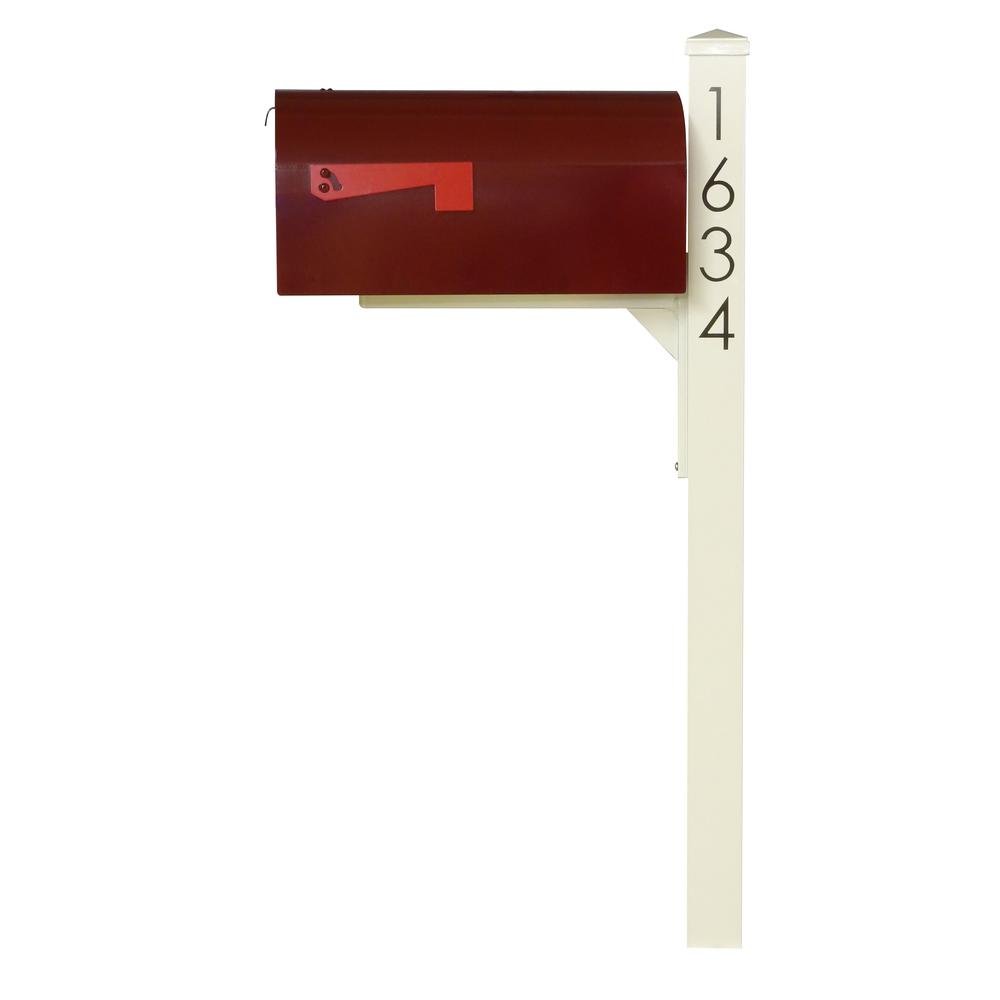 Mid Modern Rigby Curbside Mailbox and Post. Picture 4