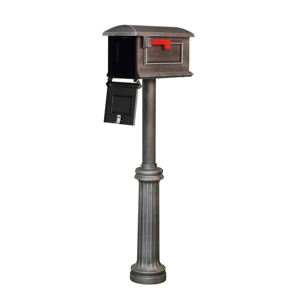 Traditional Curbside Mailbox and Bradford Direct Burial Top Mount Mailbox Post. Picture 4