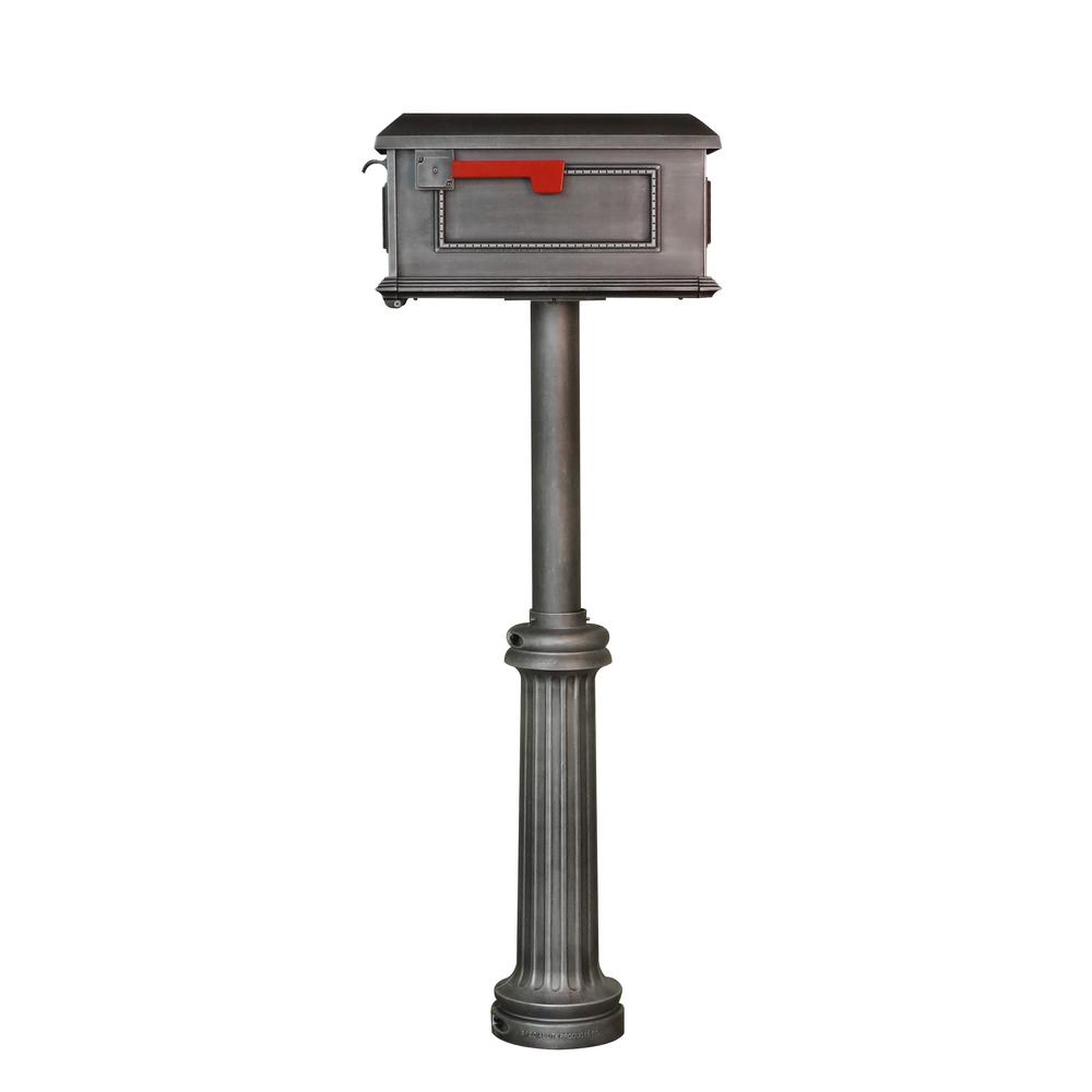 Traditional Curbside Mailbox and Bradford Direct Burial Top Mount Mailbox Post. Picture 5