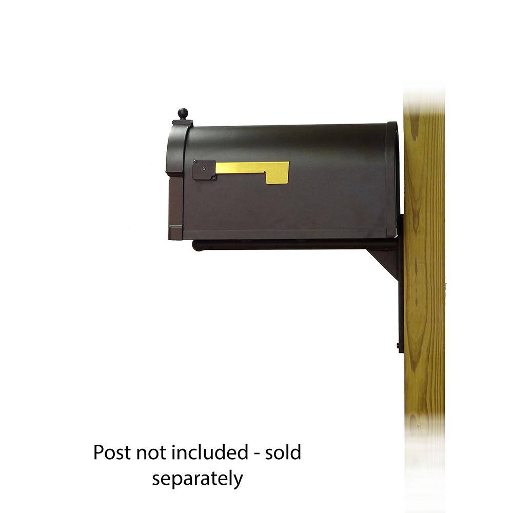Berkshire Curbside Mailbox with Ashley front single mailbox mounting bracket. Picture 3