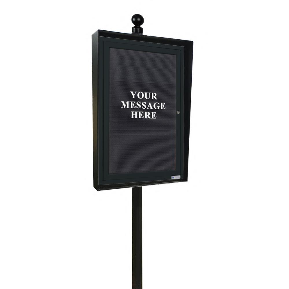 Single Message Board with Letter Board. Picture 1