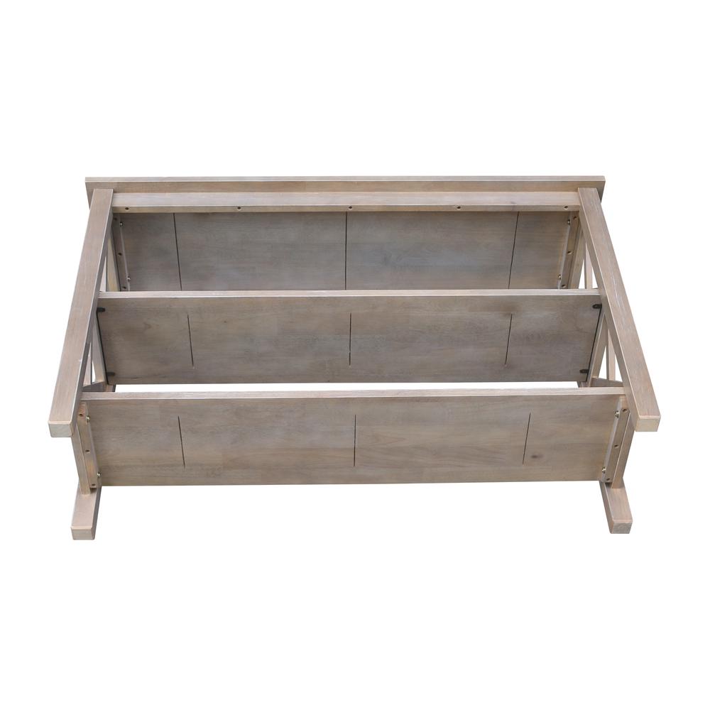 Hampton Console  Table, Washed Gray Taupe. Picture 2