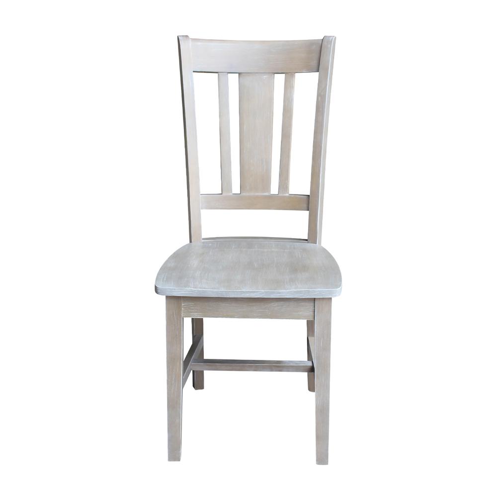 Set of Two San Remo Splatback Chairs, Washed Gray Taupe. Picture 10