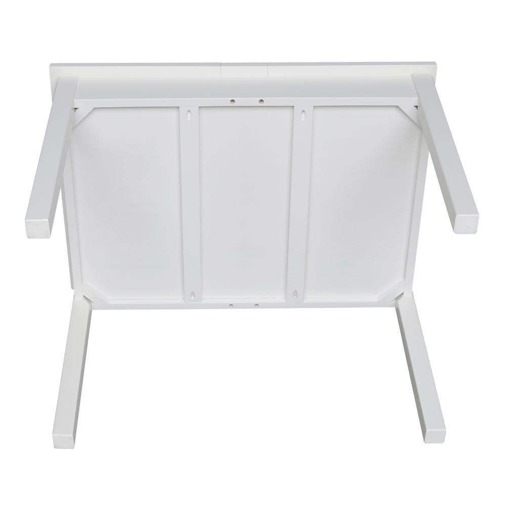 Table With Lift Up Top For Storage, White. Picture 9