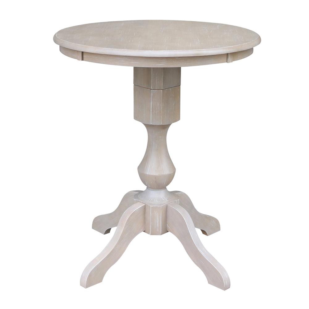 30" Round Top Pedestal Table - 34.9"H. Picture 12