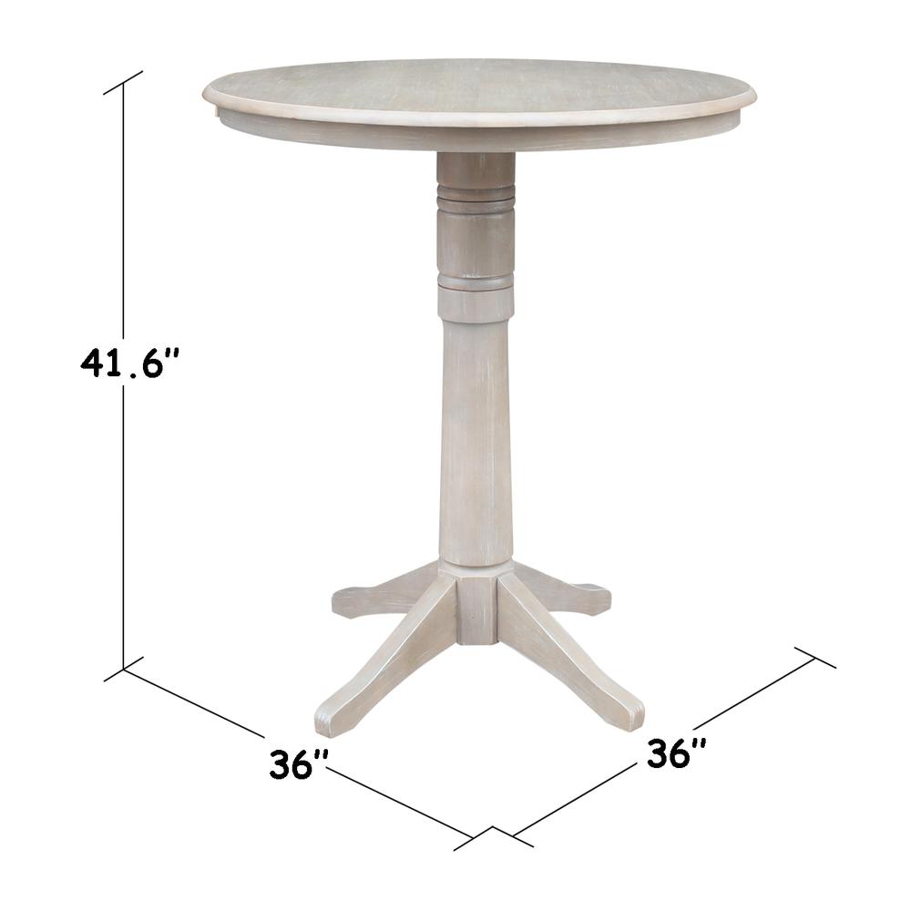 36" Round Top Pedestal Table - 28.9"H. Picture 8
